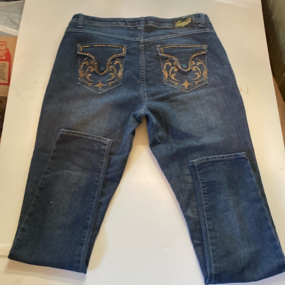 Apple Bottoms Jeans Womens Blue Size 16